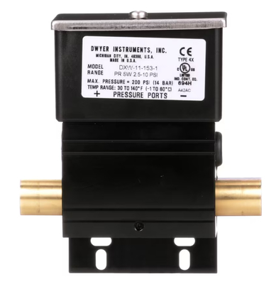 Dwyer Differential Pressure Switch DXW-11-153-1,DXW-11-153-2