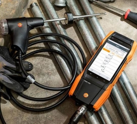 General Industrial Model Flue Gas Analyzer 180 mm Probe Casing Length for Accurate Measurements