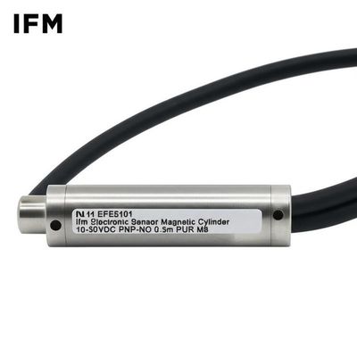 IFM Efector MK5101 Magnetic Cylinder Sensor 10-30VDC with 0.3m PUR M8 Cable and 30ms Power-On Delay