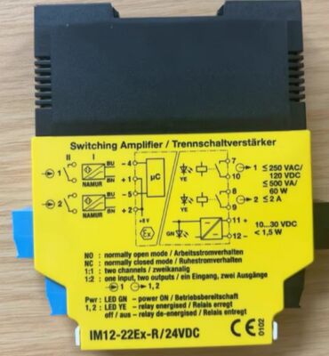 TURCK IM12-22EX-R Safety Barrier with 1 Year Warranty 0.5kg Weight and Fittings for Programmable Logic Controller