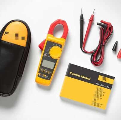 Fluke 325 True RMS Clamp Meter Digital Multimeter with 600V and 40A/400A Current Measurement
