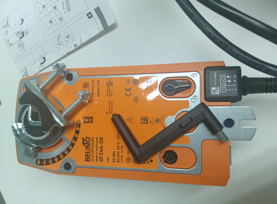 Belimo SF24A-SR Rotary Actuator with 20 Nm Torque AC/DC 24 V and IP54 Protection
