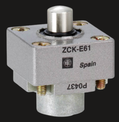SCHNEIDER Telemecanique ZCKE61 Limit switch head, Limit switches XC Standard, ZCKE, metal end plunger