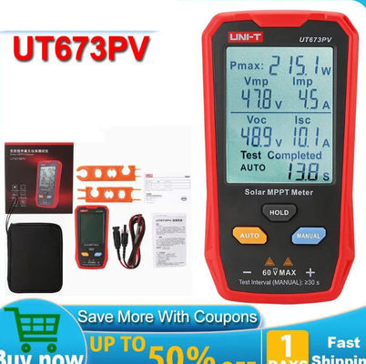 UNI-T UT673PV Solar MPPT Meter Large LCD Display 52 * 66mm and ODM Support for Customization