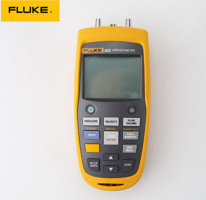 Fluke 922 Airflow Meter / Micromanometer Air Pressure Velocity Volume Temperature YH