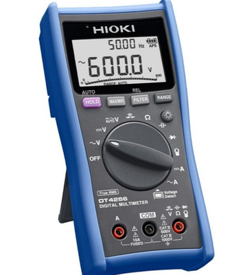 Hioki DT4281 Digitale Multimeter 1000V DC AC Waterdicht