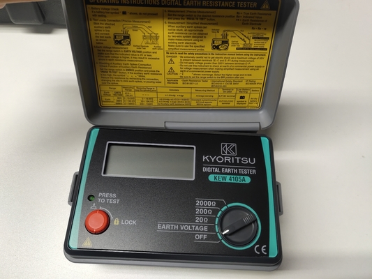 Kyoritsu KEW 4105A Digitale Aardweerstandstester Hoge Precisie Meter voor Veldgebruik