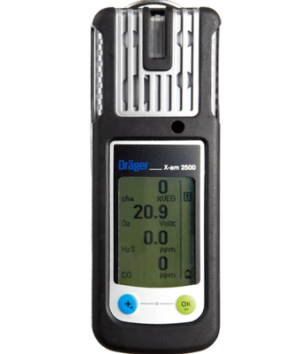 Originele Drager X-AM 2500 4-gasdetector Drager X-am 2500 Multi Gas Monitor LEL O2 Co H2s