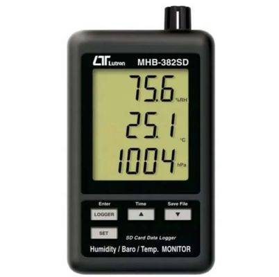 LUTRON MHB-382SD Customizable Humidity Thermometer Barometer with 1 Year Warranty and 1kg Weight for OEM Support