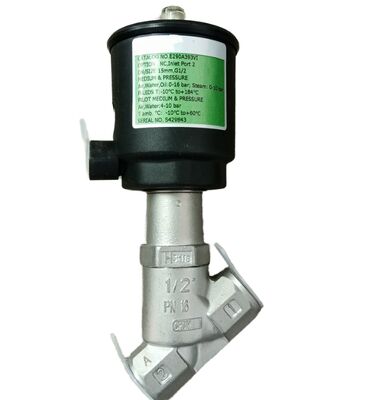 Thread Angle Seat Valve ASCO Stainless Steel New E290A393VI in Stock Water SOLENOID VALVES Commercial Kitchen 12 Months