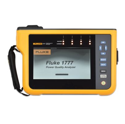 Fluke 1777 Driefasige stroomkwaliteitsanalysator met 1000 V CAT III/600 V CAT IV Veiligheid, 24-bits synchrone bemonstering en 8 kV Transients Capture