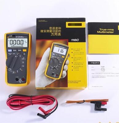 Gloednieuwe originele FLUKE-117/323 KIT handheld digitale multimeter, elektricien multimeter kit op voorraad