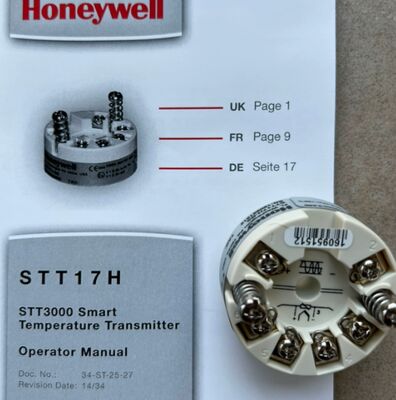 Honeywell STT 3000 Smart Temperature Transmitter Series STT170 Specifications STT17H-BS in stock