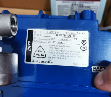 Original High Quality Azbil AVP102-H-3X-XX Hart Communication AVP100 Series Digital Smart Valve Positioner