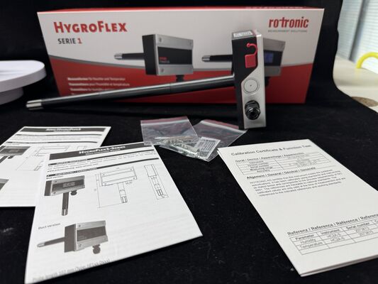 Rotronic HF132-FB1XX1XX Humidity and Temperature Transmitter with 0.2 ℃ Resolution IP55 Rating and USB Interface