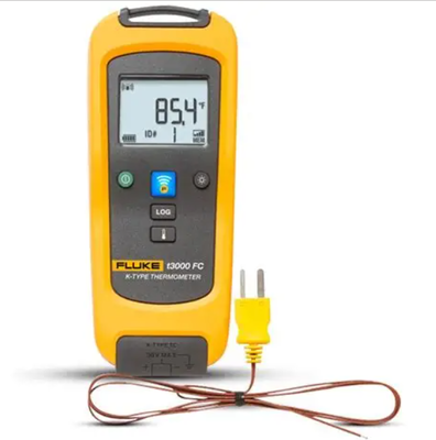 Fluke t3000 FC Wireless K-Type Temperature Module with 65,000 Readings Memory and 2.4 GHz RF Communications