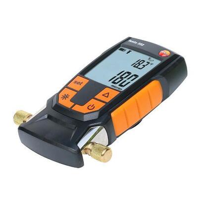 Testo 552 is een digitale vacuümmeter voor het detecteren van vacuümgraad in koelsystemen en warmtepompsystemen.