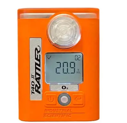 Industriële wetenschappelijke T40 II Rattler Draagbare enkele gasmonitor en T-Dock werknemers in gevaarlijke omgevingen